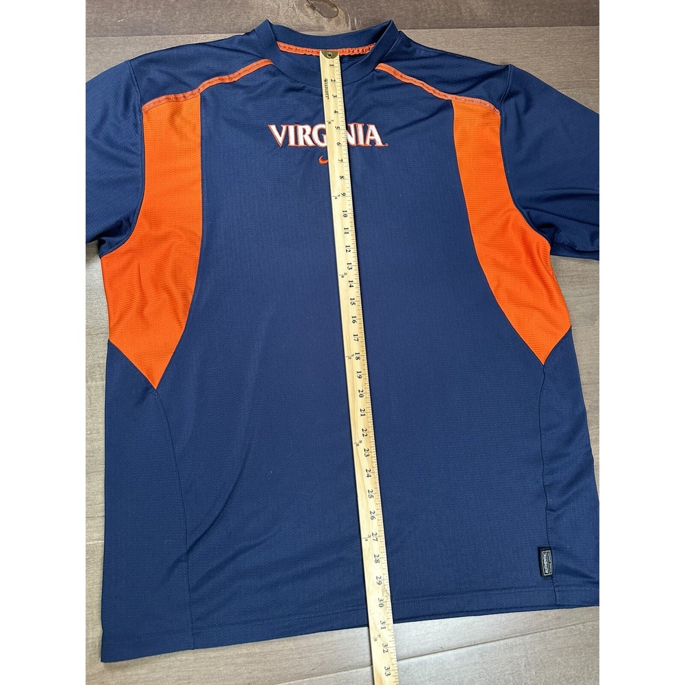 VTG Nike Shirt‎ Men's 2XL Dri-Fit Authentic Training Apparel Virginia Cavaliers - Picture 10 of 10